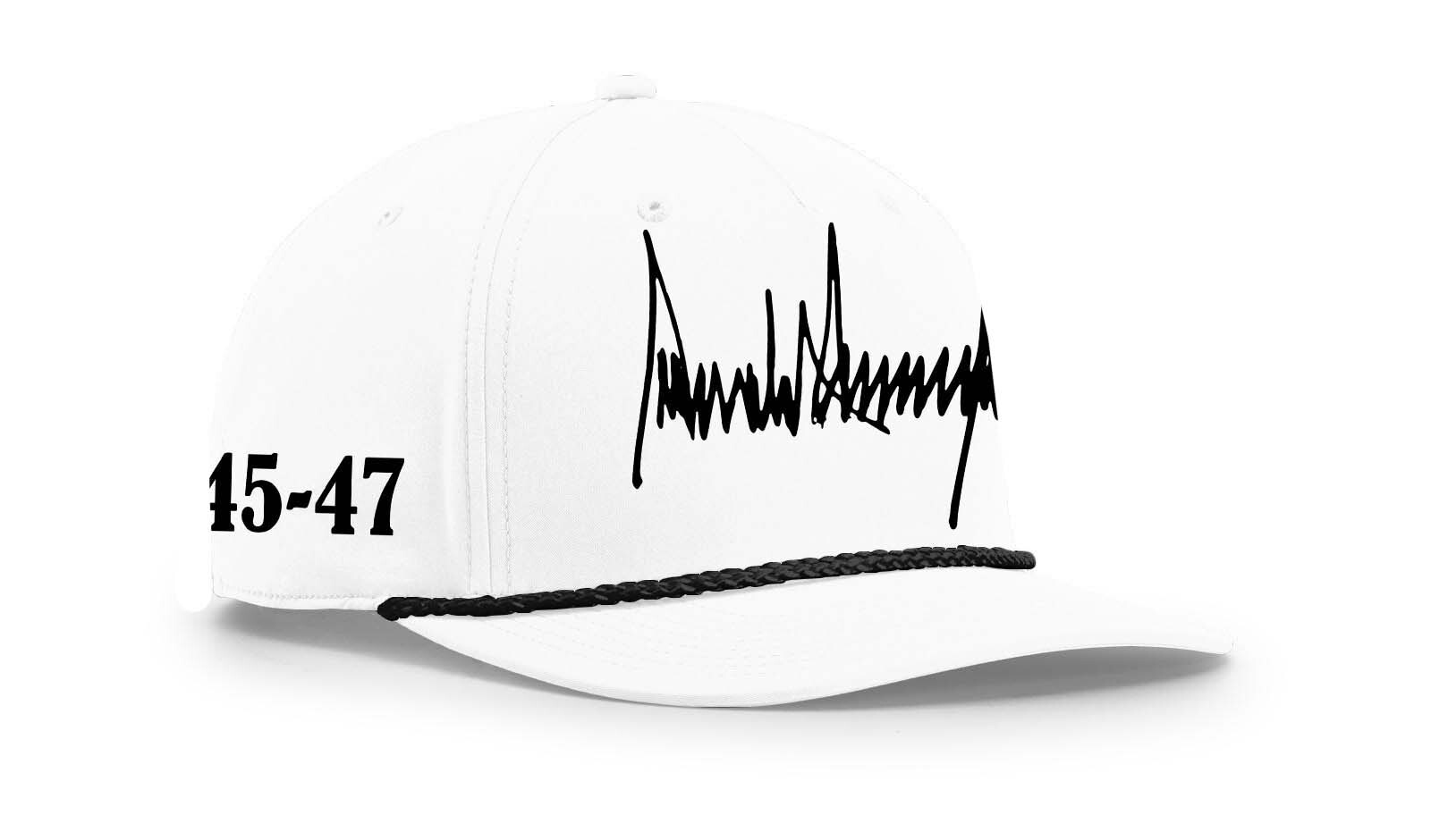 Patriot Pride Mens Trump Hat Donald Trump Signature Flag 45-47 Snapback Rope - Bild 2 von 2