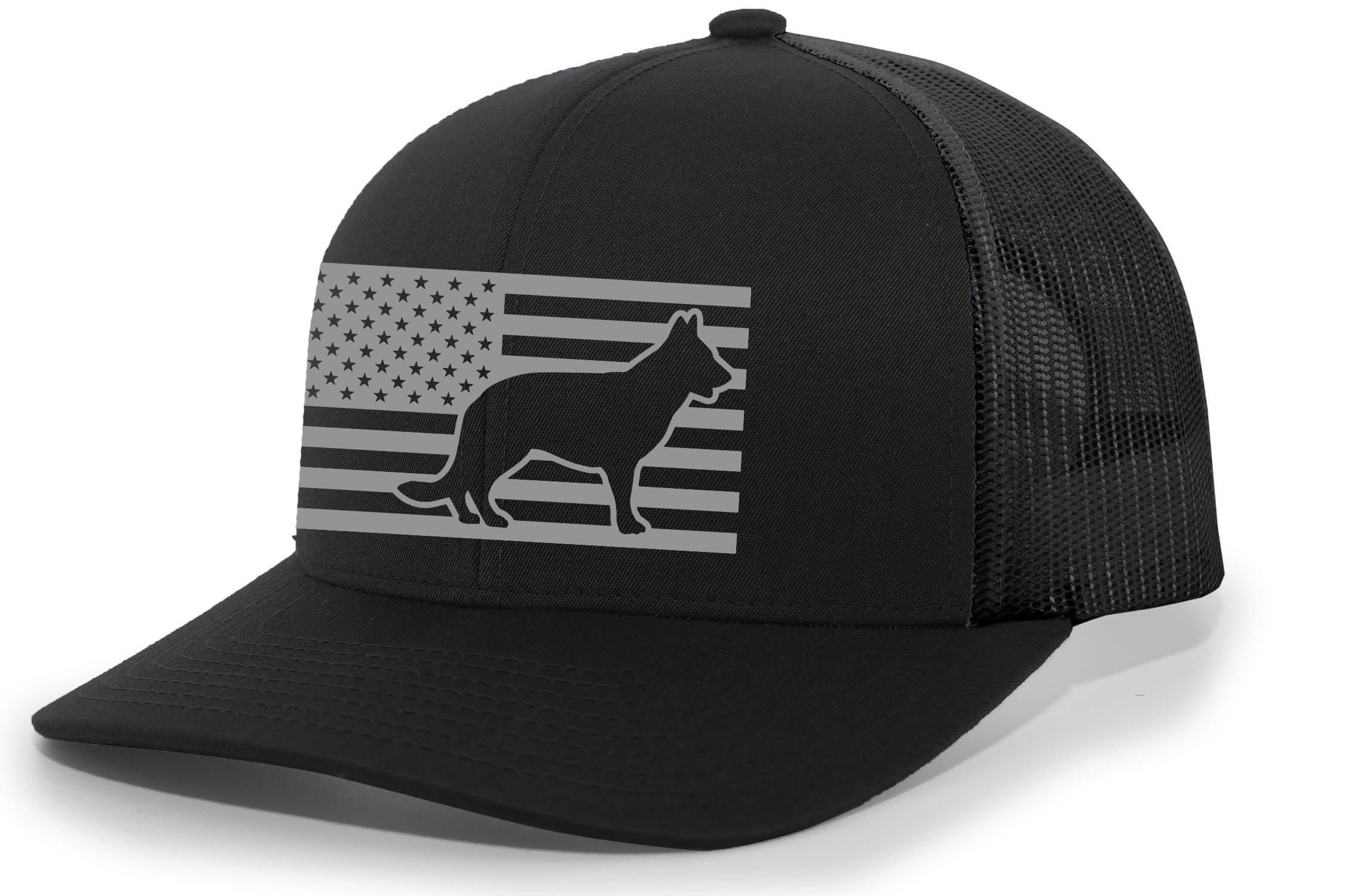 Heritage Pride Canine Collection German Shepherd American Flag Embroidered Mesh - Picture 151 of 512