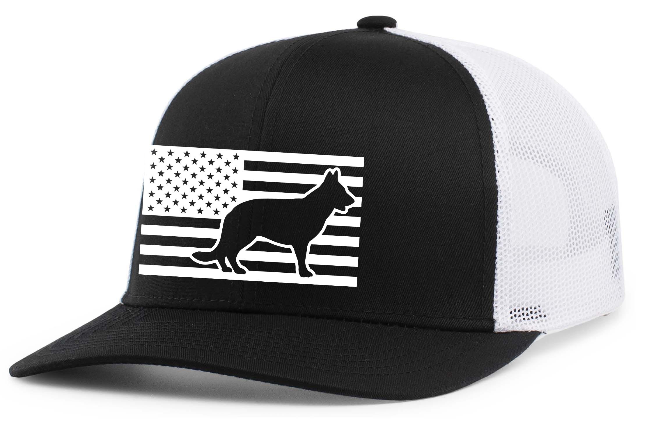 Heritage Pride Canine Collection German Shepherd American Flag Embroidered Mesh - Picture 152 of 512