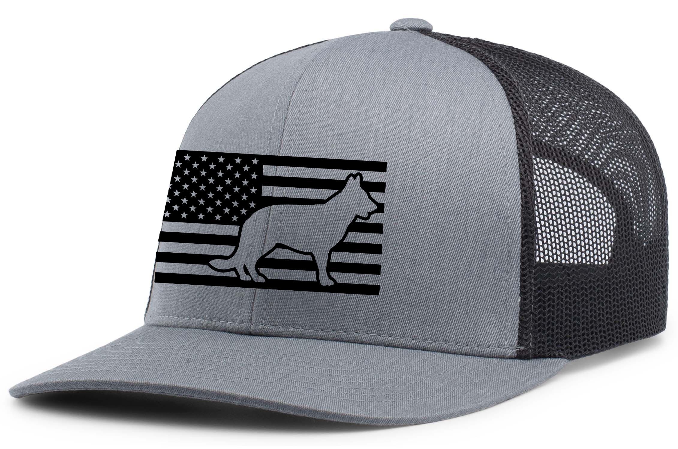 Heritage Pride Canine Collection German Shepherd American Flag Embroidered Mesh - Picture 329 of 512