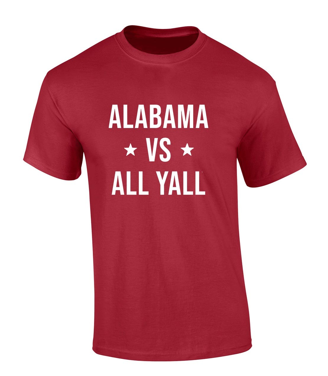Football Mens Georgia Vs All Yall Adult Tee Shirt Red - Picture 7 of 21