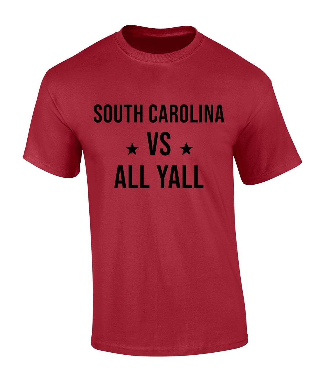 Football Mens Georgia Vs All Yall Adult Tee Shirt Red - Picture 18 of 21