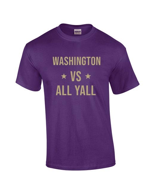 Football Mens Georgia Vs All Yall Adult Tee Shirt Red - Picture 21 of 21