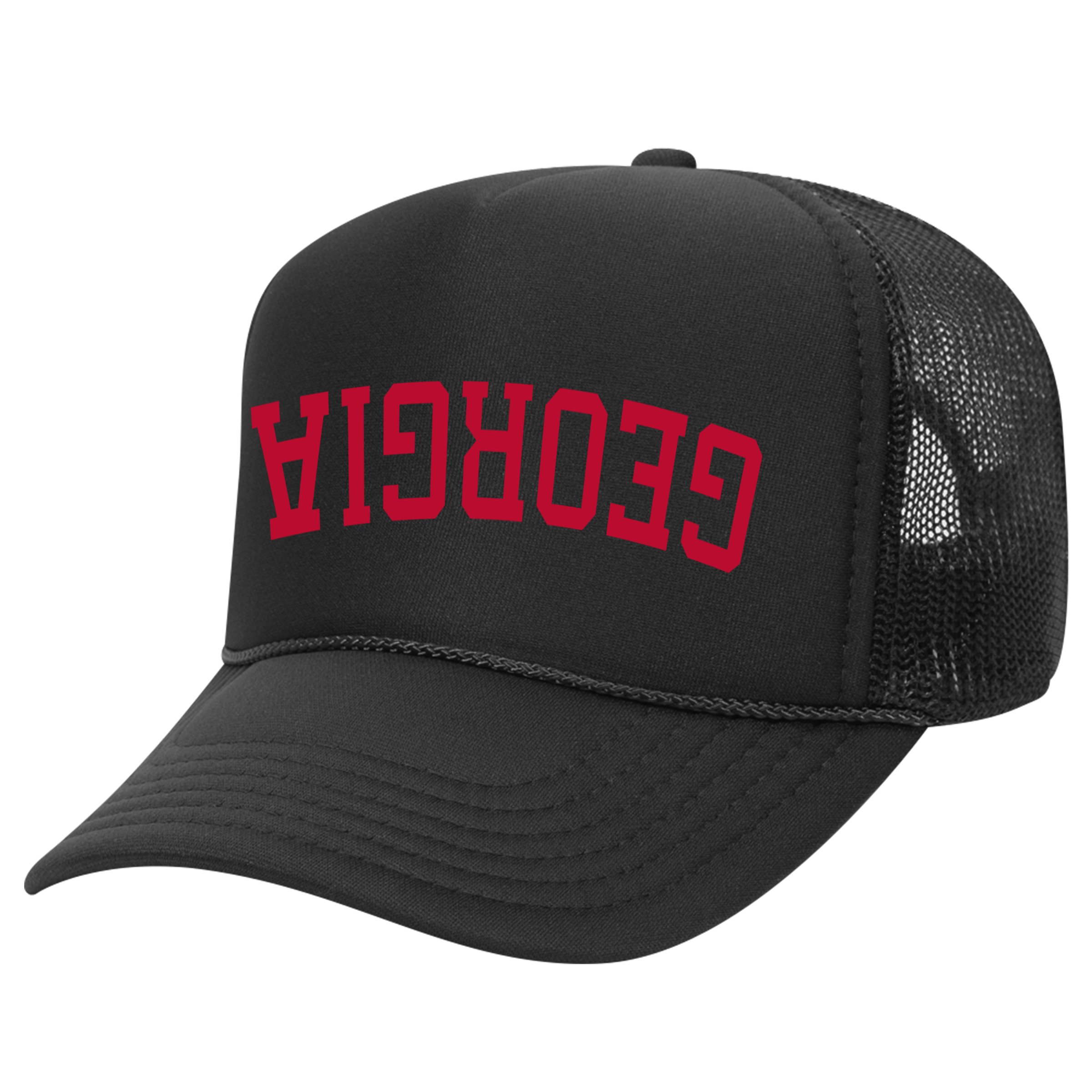 Trenz Shirt Company Mens Upside Down Georgia Football Foam