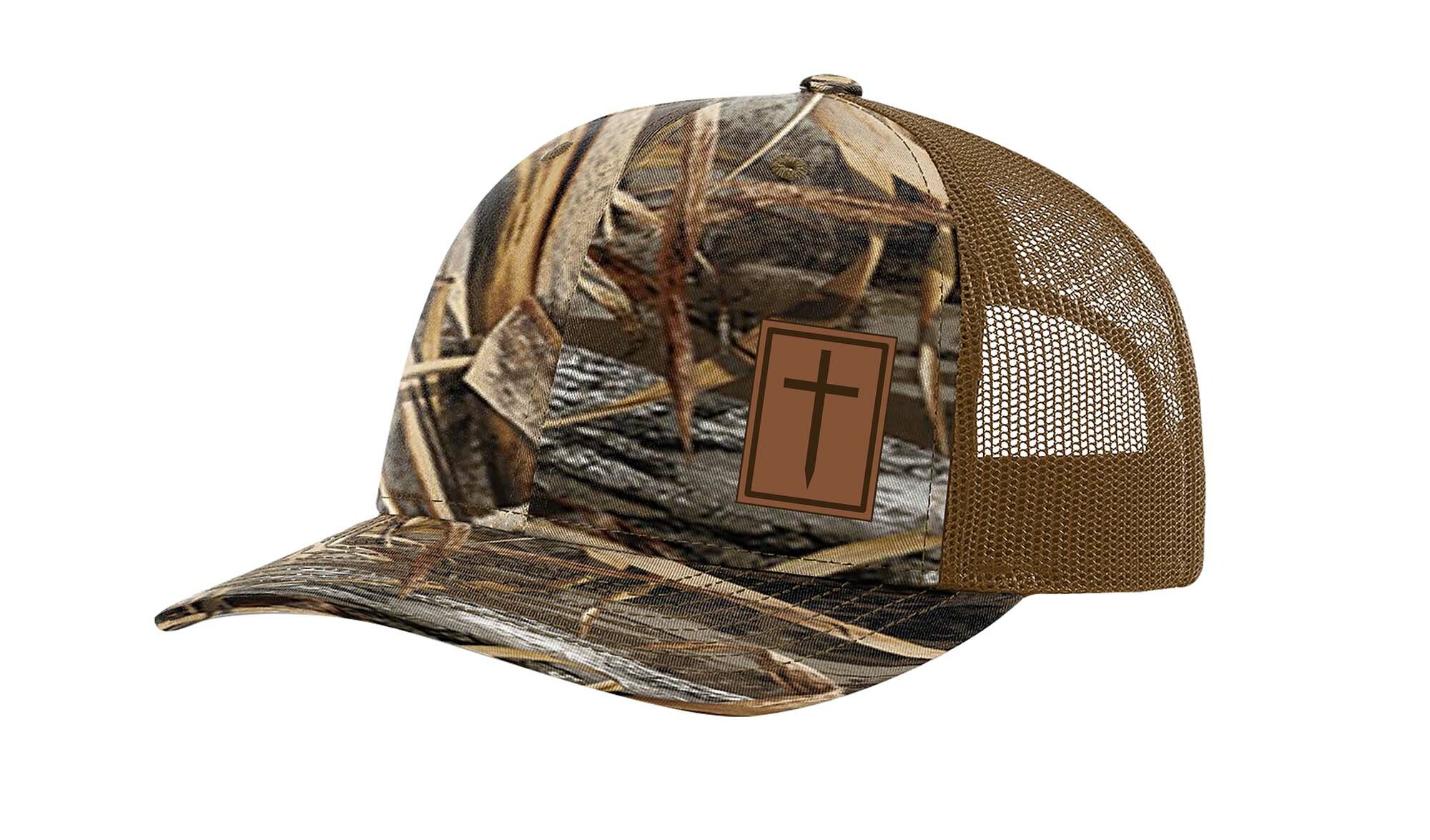 Heritage Pride Men's Christian Cross Worship Prayer God Laser Engraved Leather - Picture 1 of 15