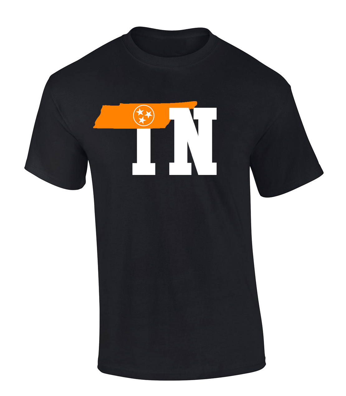 Mens Tennessee Tshirt Tennessee State Flag Team Color TN Orange Short Sleeve - 第 5/6 張圖片