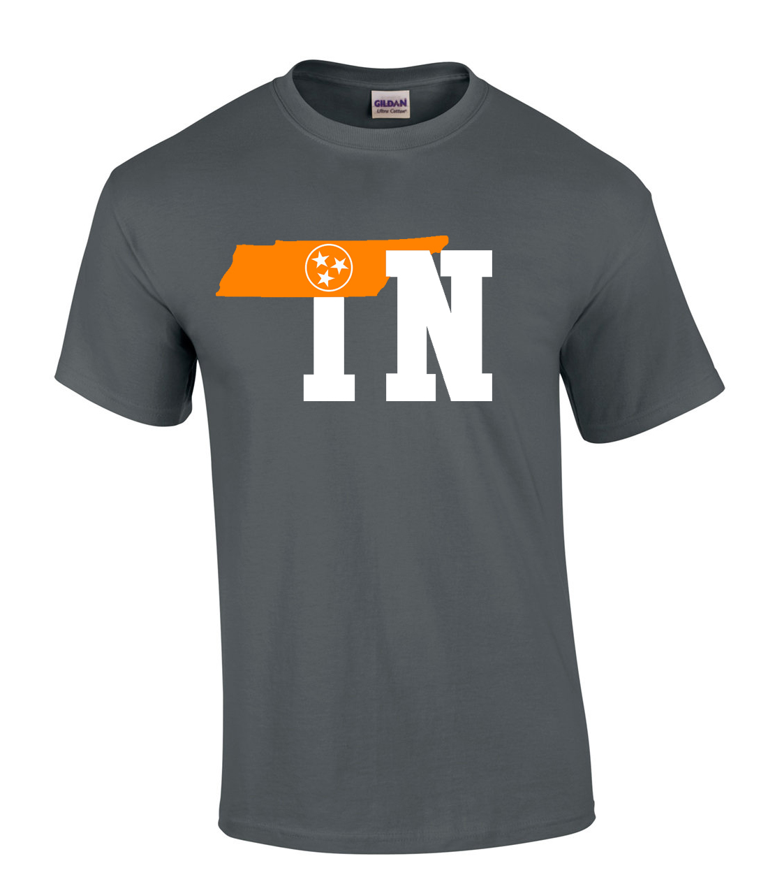 Mens Tennessee Tshirt Tennessee State Flag Team Color TN Orange Short Sleeve - 第 6/6 張圖片
