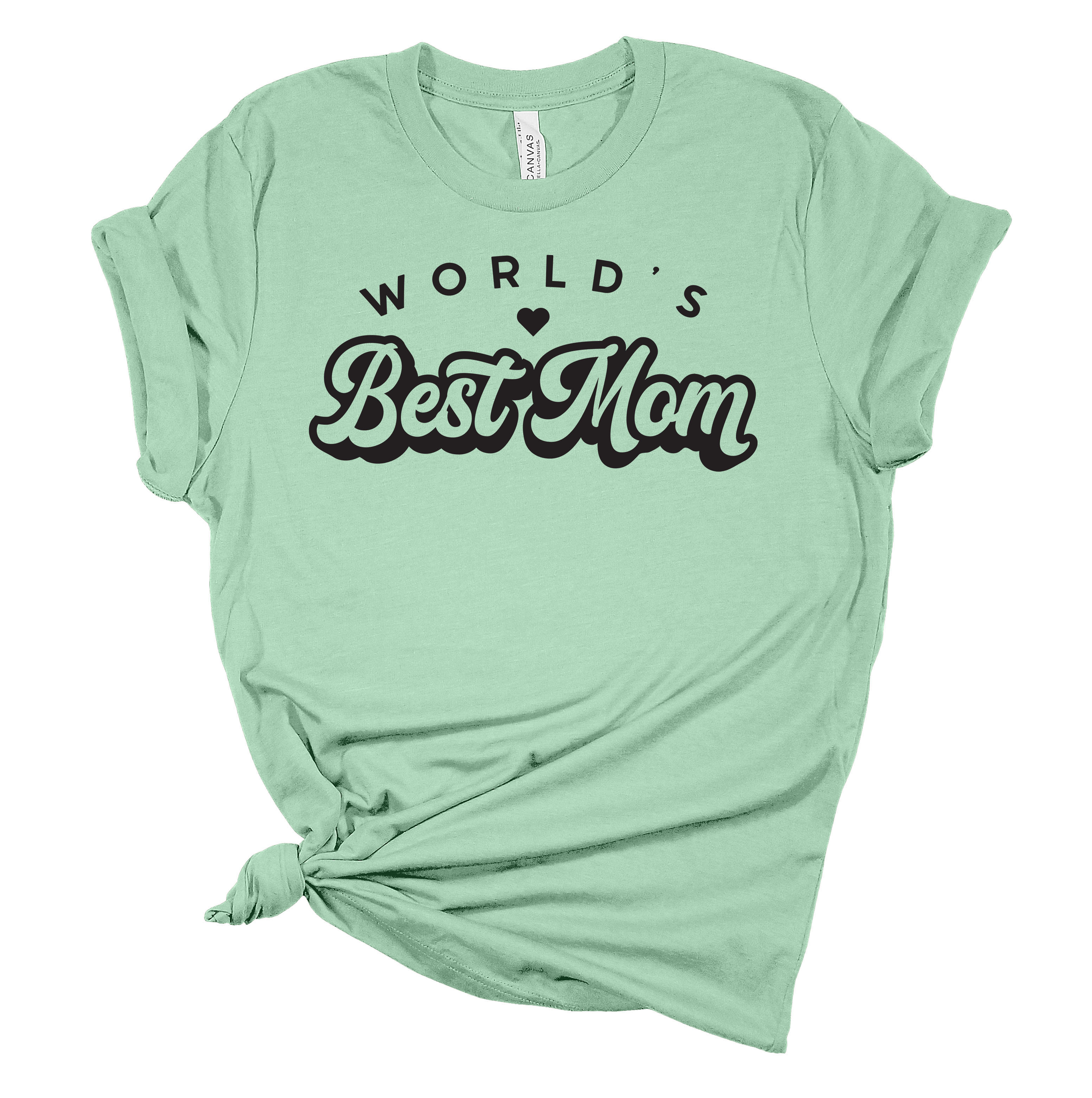 World's Best Mom Mother's Day Women's Short Sleeve T-shirt Graphic Tee - Picture 2 of 12