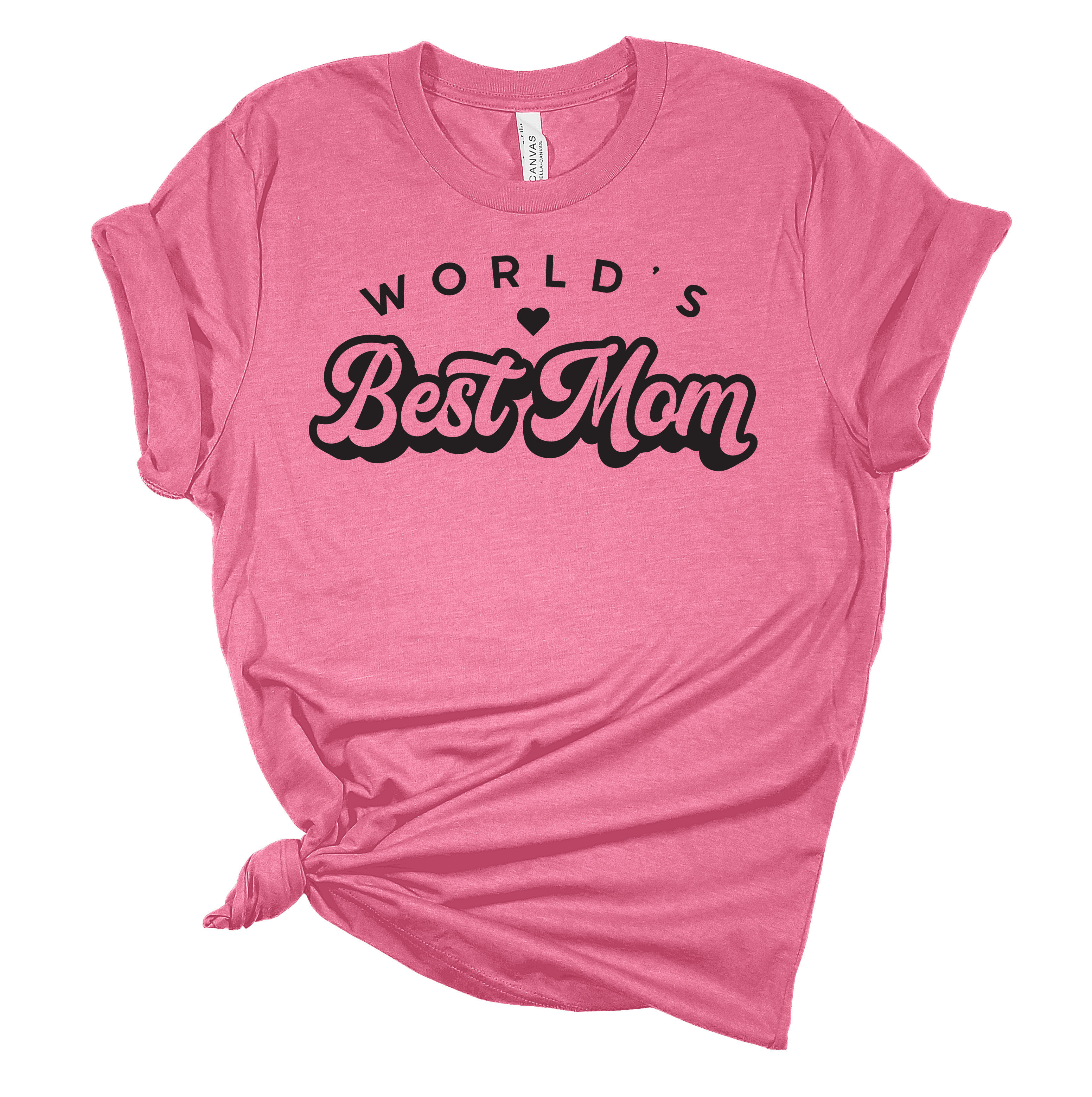 World's Best Mom Mother's Day Women's Short Sleeve T-shirt Graphic Tee - Picture 7 of 12