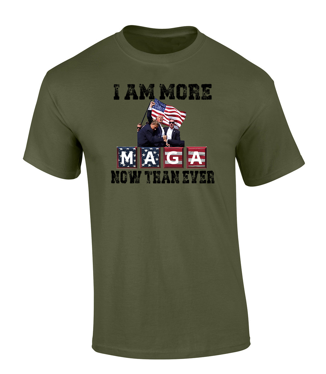 Trenz Shirt Company More Maga Now Than Ever Trump Assassination 2024 Short