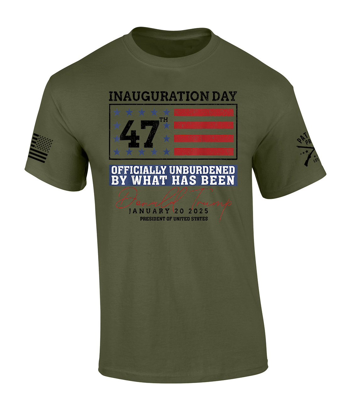 Patriot Pride Mens Trump Inauguration Day Unburdened By What Has Been Short