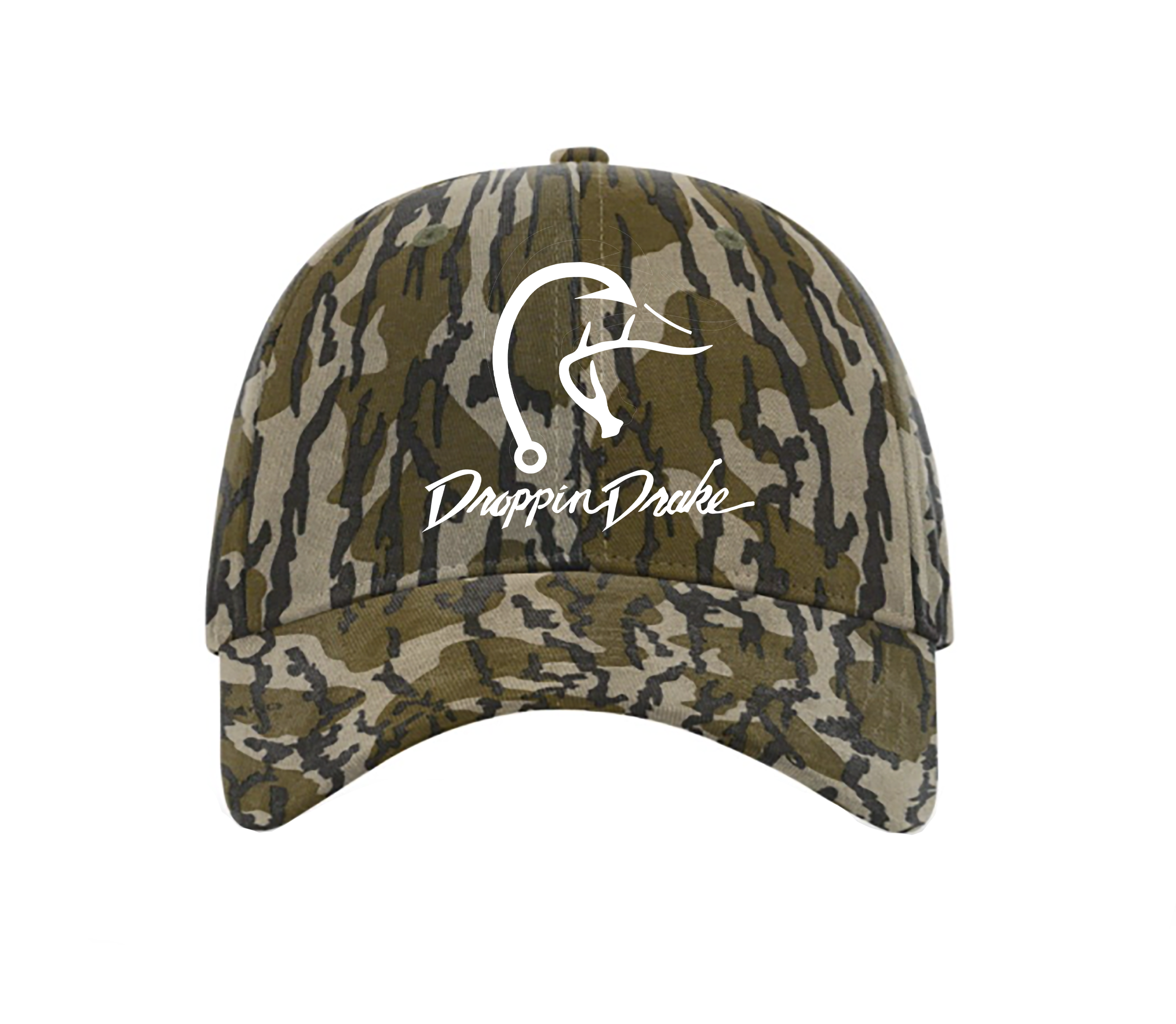 Droppin Drake Hunting Cap Duck Fishing Hook Embroidered Mens Casual Twill Camo - Picture 4 of 6