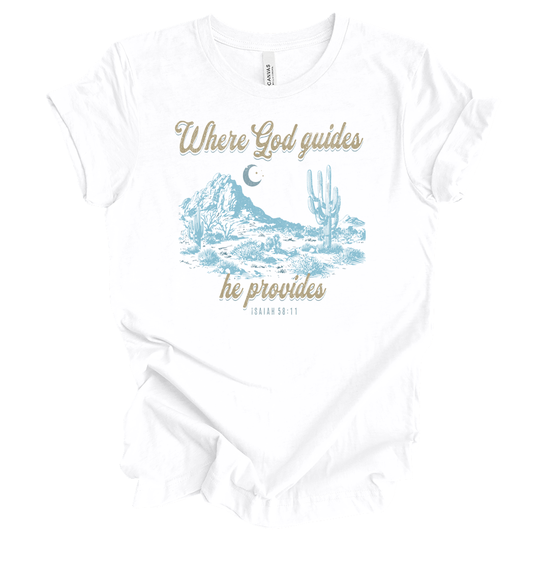 Trenz Shirt Company Fear Not Where God Guides He Provides Isaiah 58:11 Womens - Picture 10 of 10