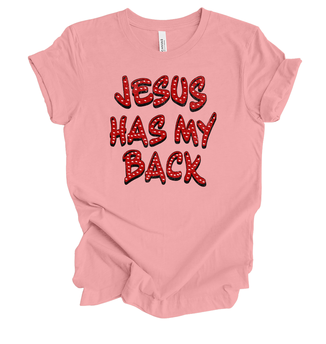 Trenz Shirt Company Fear Not Jesus Has My Back Womens Christian Short Sleeve - Picture 22 of 35