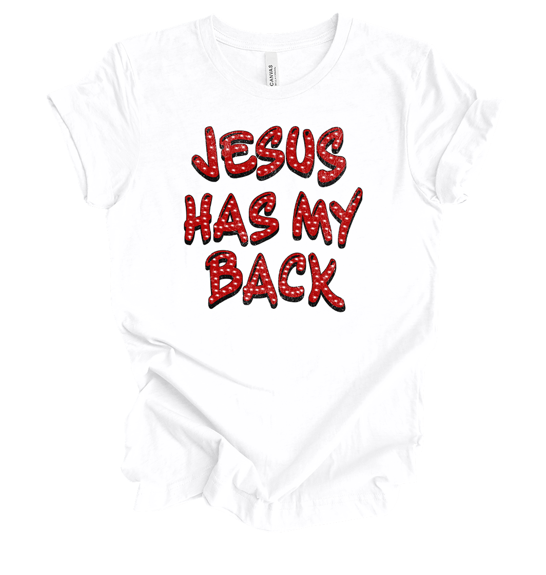 Trenz Shirt Company Fear Not Jesus Has My Back Womens Christian Short Sleeve - Picture 29 of 35