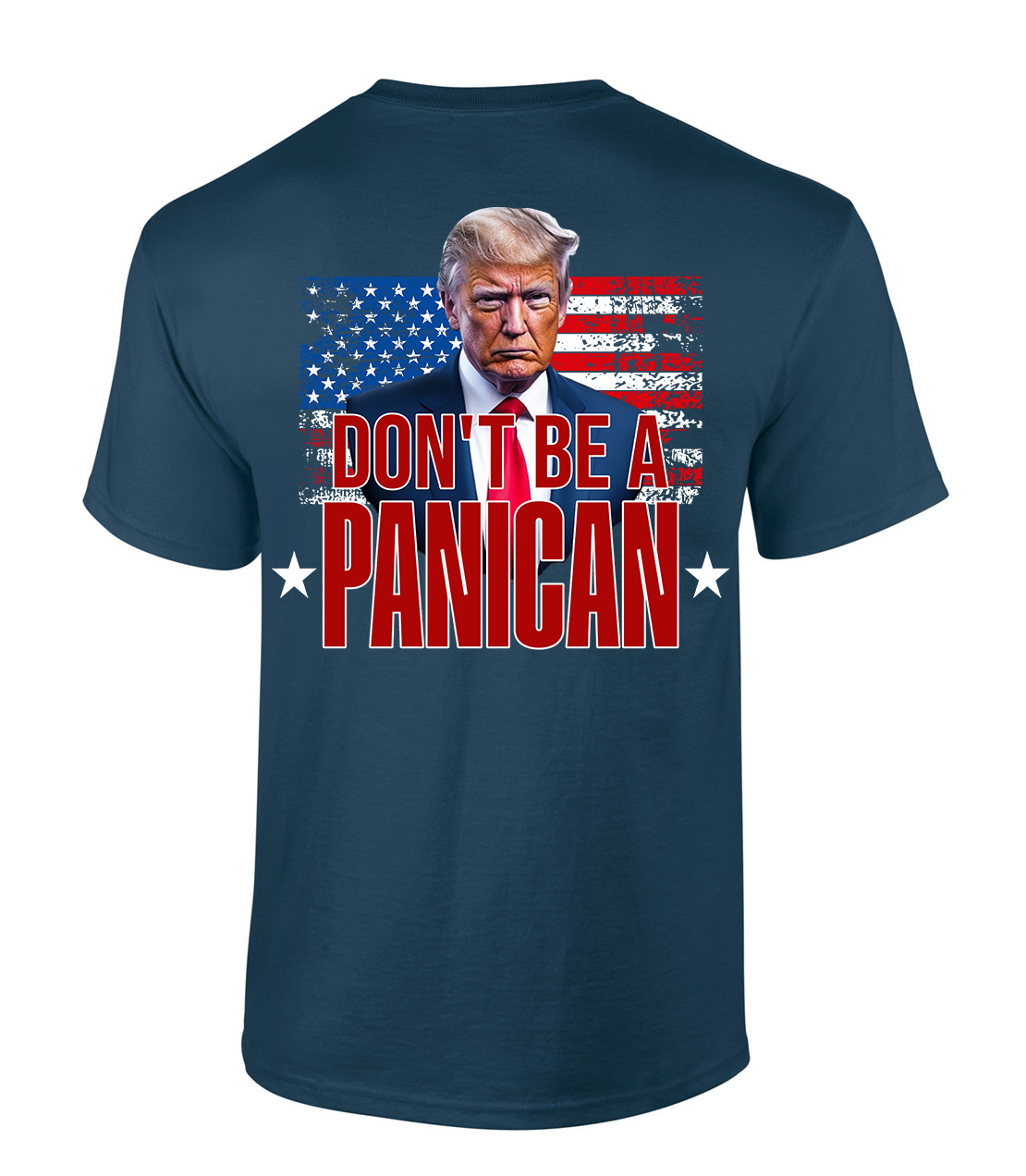 Patriot Pride Reckless Patriot Don't Be a Panican Short-Sleeve T-Shirt – 47th - Picture 8 of 21