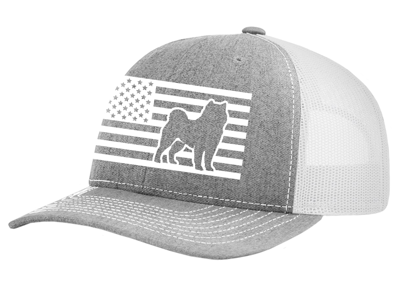 Heritage Pride Canine Collection German Shepherd American Flag Embroidered Mesh - Picture 16 of 512