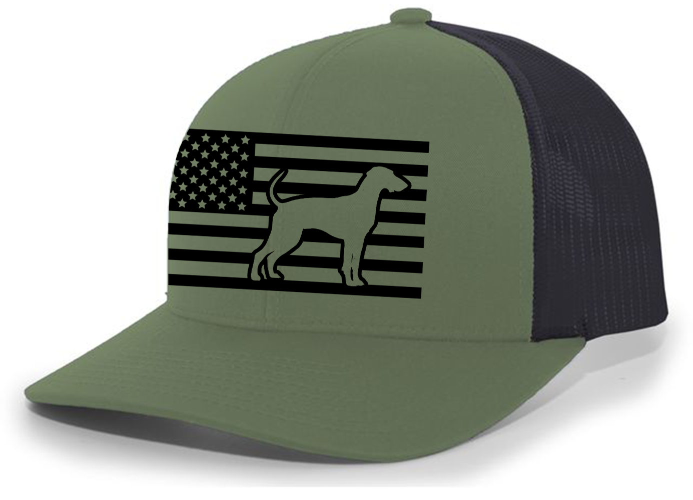 Heritage Pride Canine Collection German Shepherd American Flag Embroidered Mesh - Picture 51 of 512