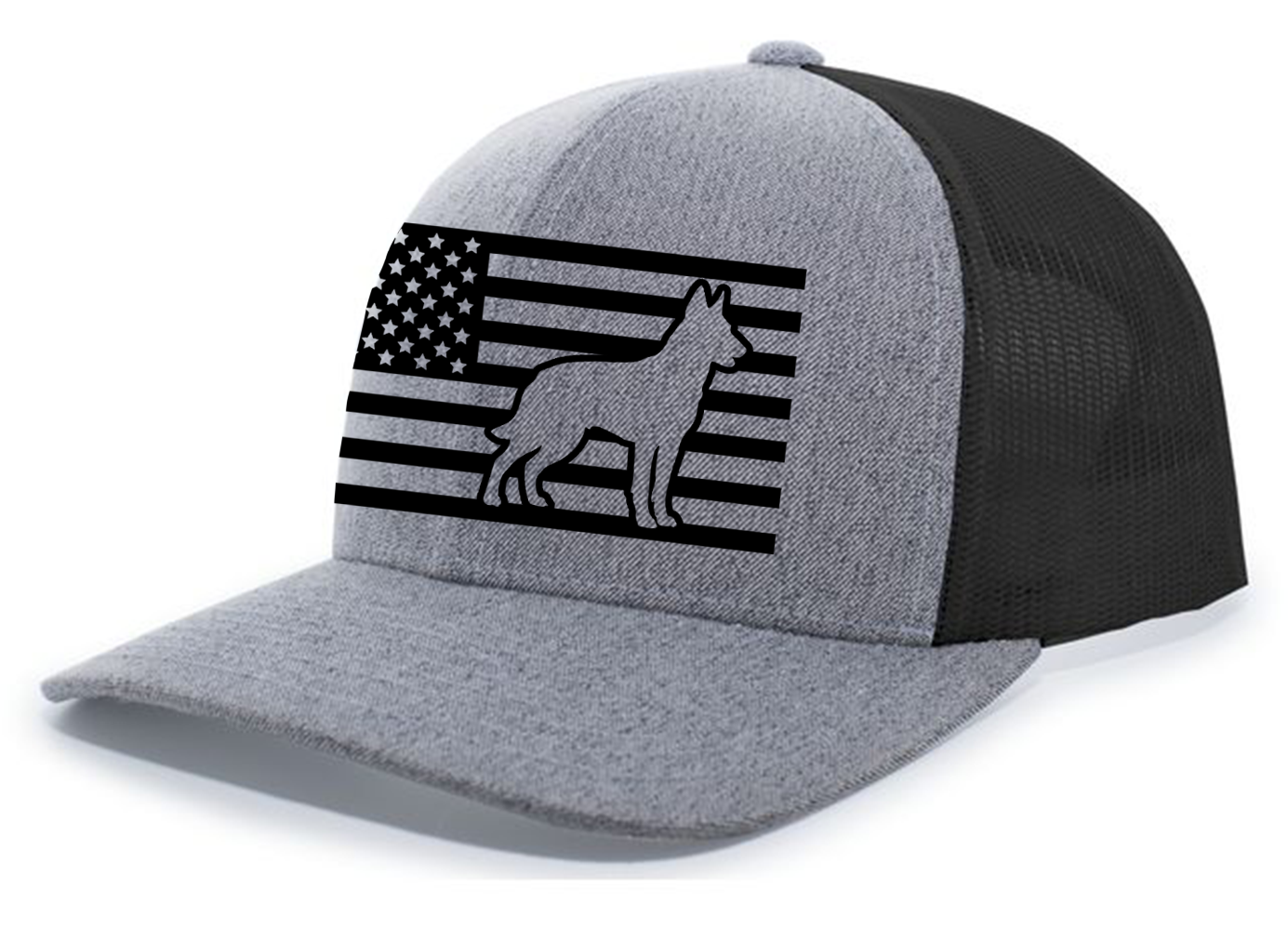 Heritage Pride Canine Collection German Shepherd American Flag Embroidered Mesh - Picture 102 of 512