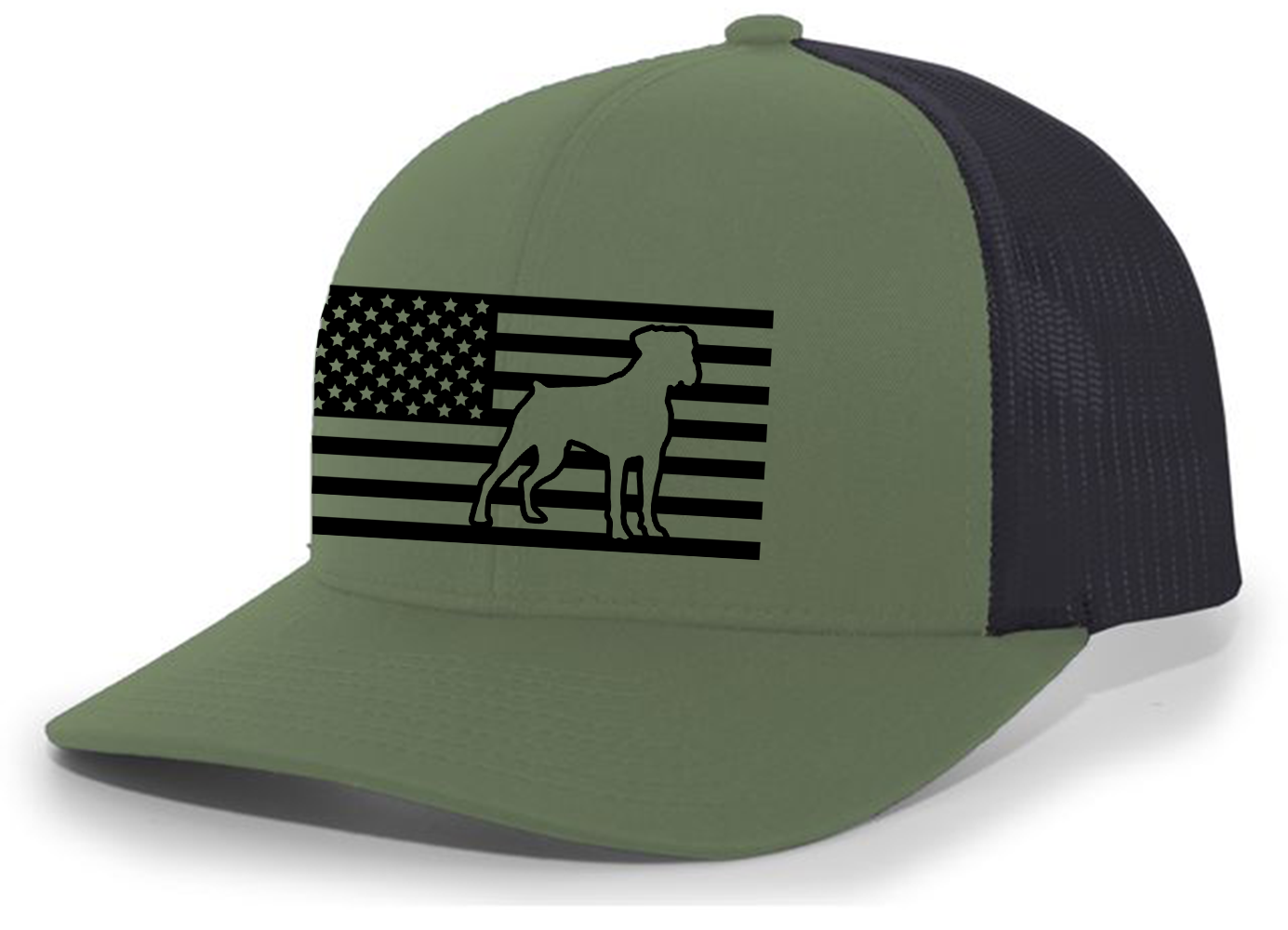 Heritage Pride Canine Collection German Shepherd American Flag Embroidered Mesh - Picture 157 of 512