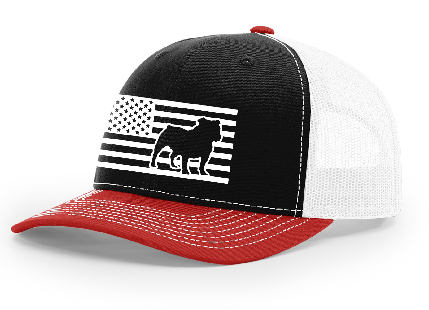 Heritage Pride Canine Collection German Shepherd American Flag Embroidered Mesh - Picture 159 of 512