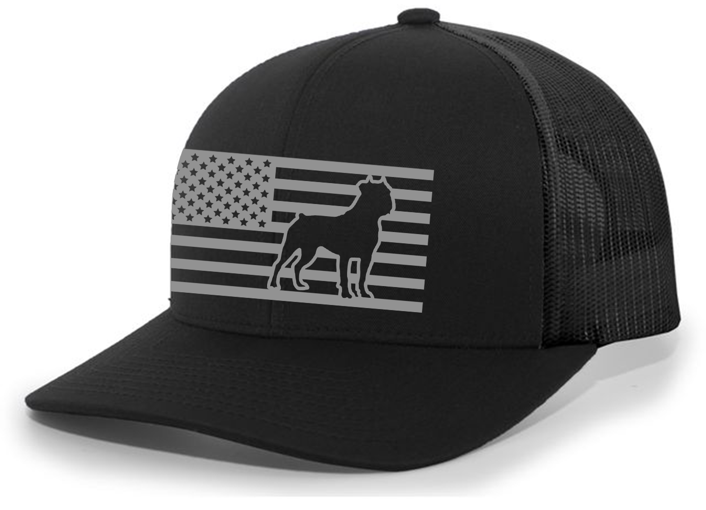 Heritage Pride Canine Collection German Shepherd American Flag Embroidered Mesh - Picture 163 of 512