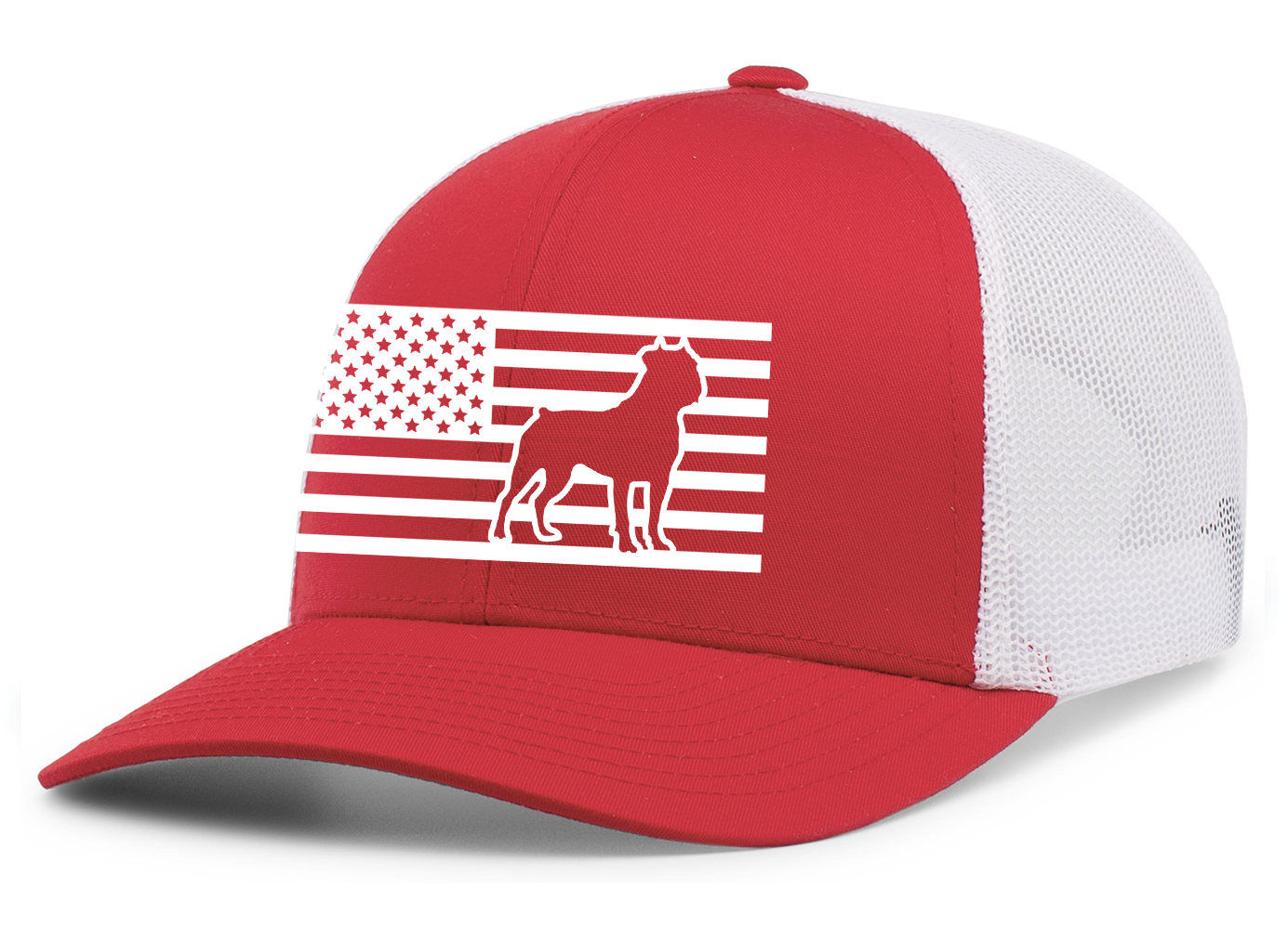 Heritage Pride Canine Collection German Shepherd American Flag Embroidered Mesh - Picture 167 of 512