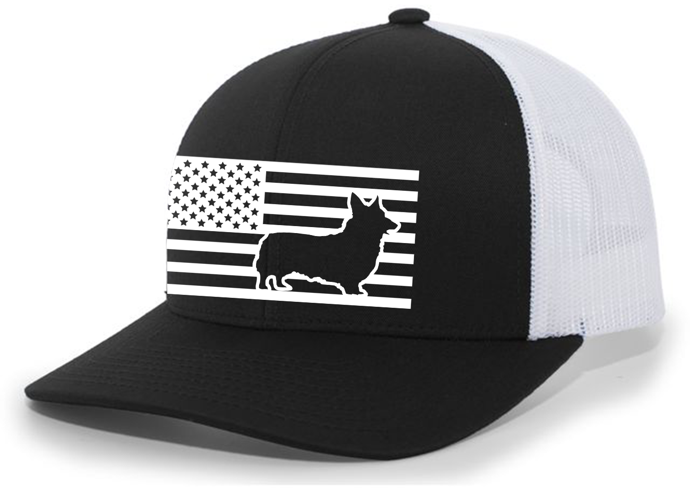 Heritage Pride Canine Collection German Shepherd American Flag Embroidered Mesh - Picture 230 of 512