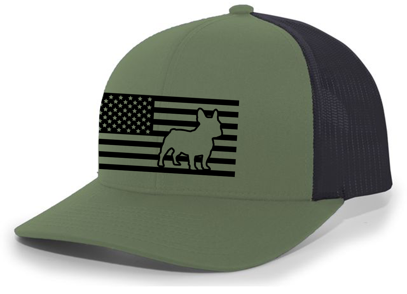 Heritage Pride Canine Collection German Shepherd American Flag Embroidered Mesh - Picture 282 of 512