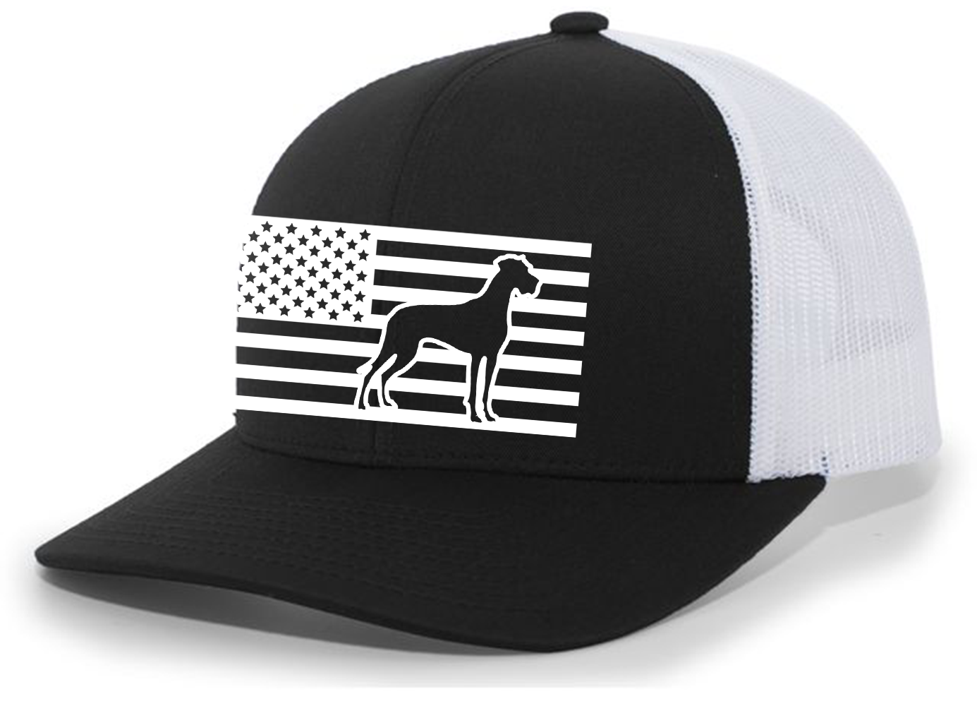 Heritage Pride Canine Collection German Shepherd American Flag Embroidered Mesh - Picture 290 of 512