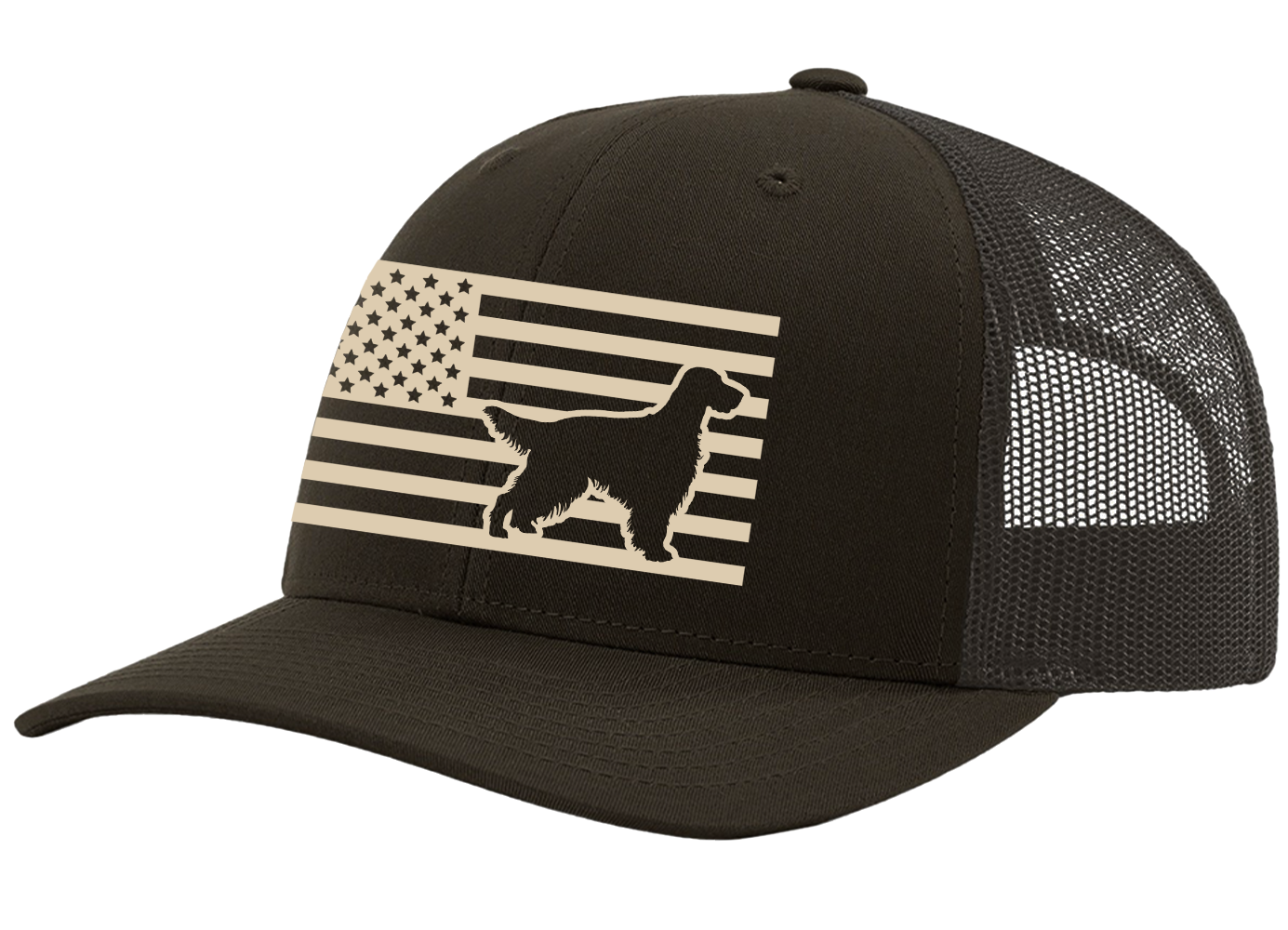 Heritage Pride Canine Collection German Shepherd American Flag Embroidered Mesh - Picture 337 of 512