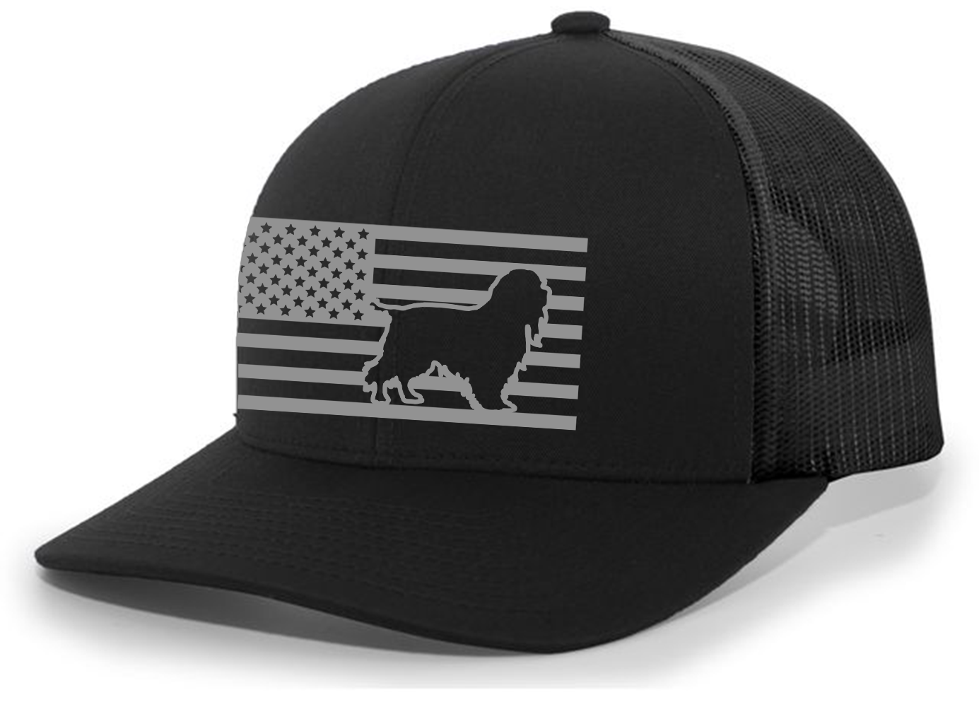 Heritage Pride Canine Collection German Shepherd American Flag Embroidered Mesh - Picture 196 of 512