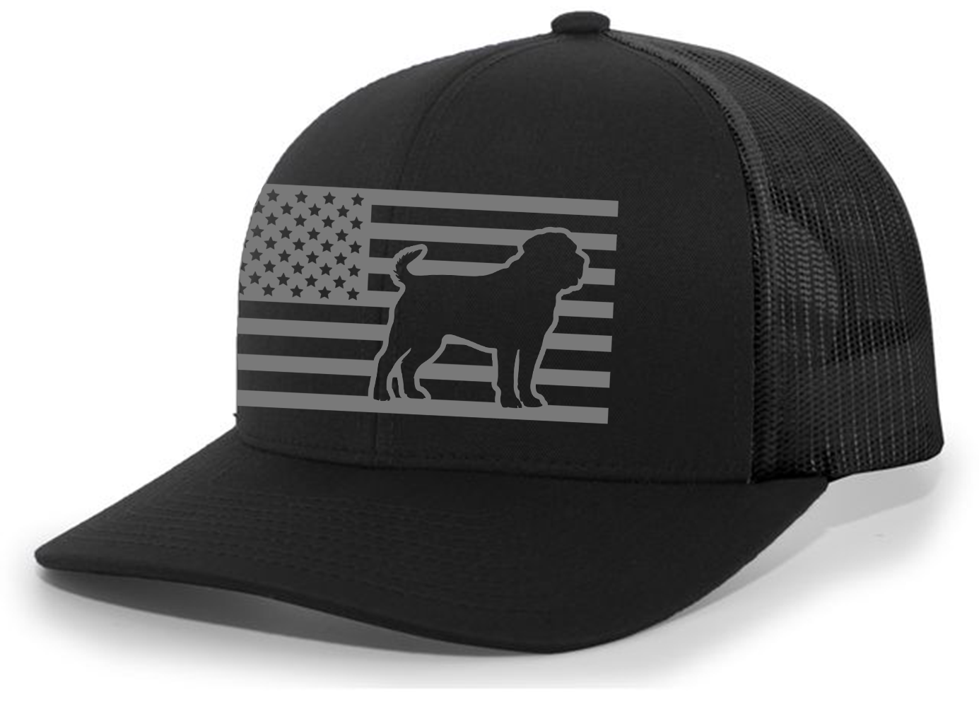 Heritage Pride Canine Collection German Shepherd American Flag Embroidered Mesh - Picture 364 of 512
