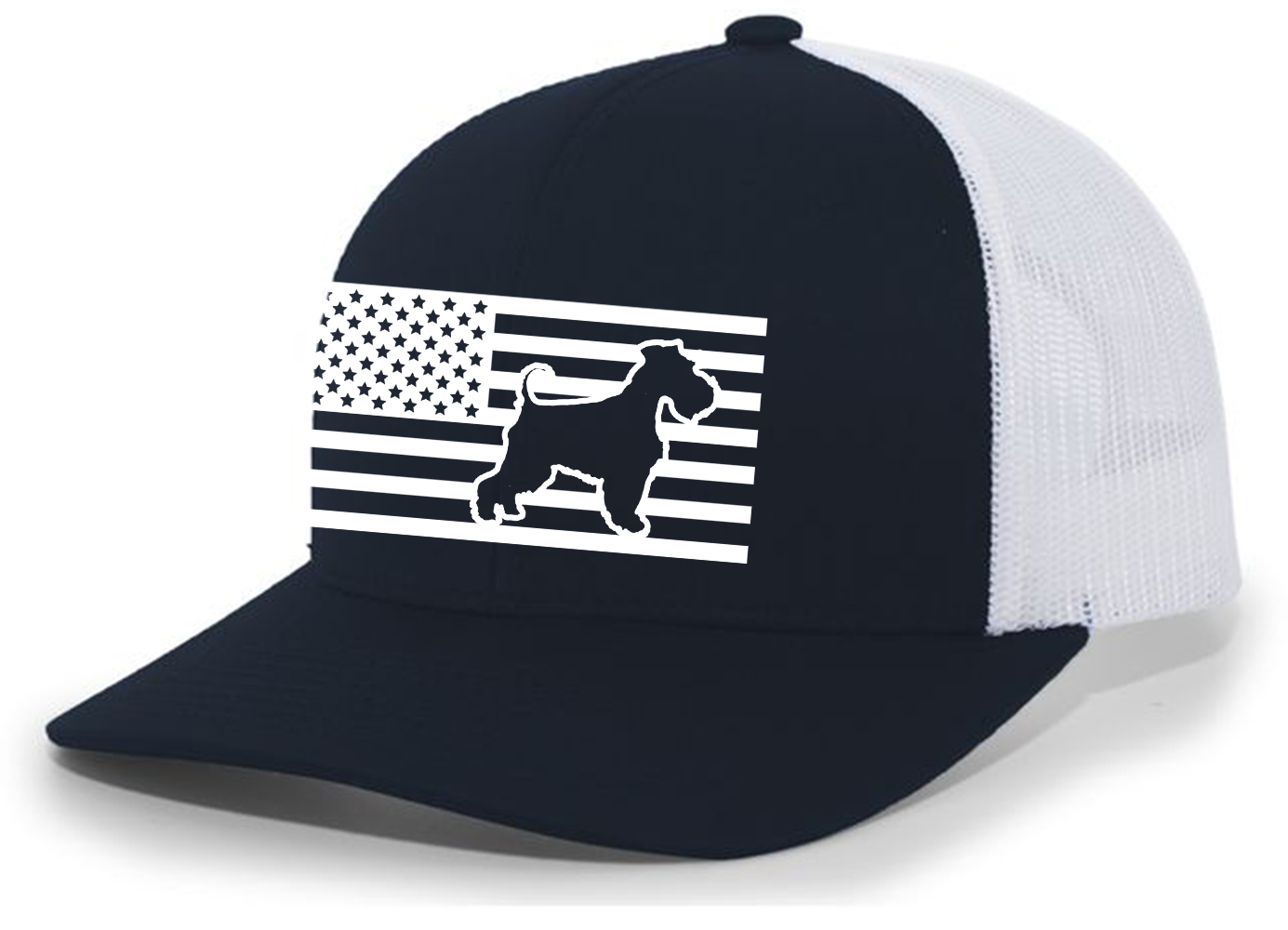 Heritage Pride Canine Collection German Shepherd American Flag Embroidered Mesh - Picture 396 of 512