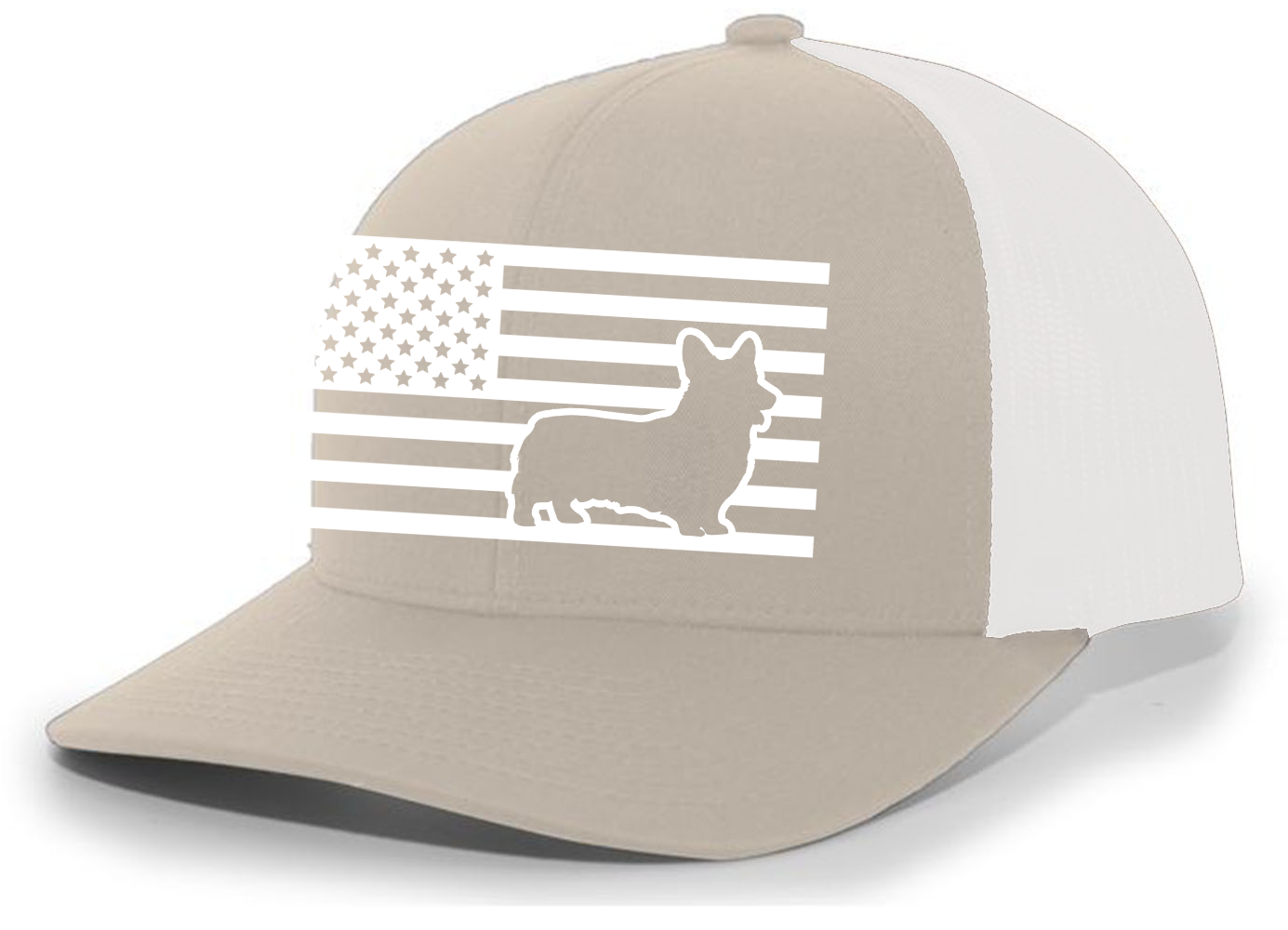 Heritage Pride Canine Collection German Shepherd American Flag Embroidered Mesh - Picture 405 of 512