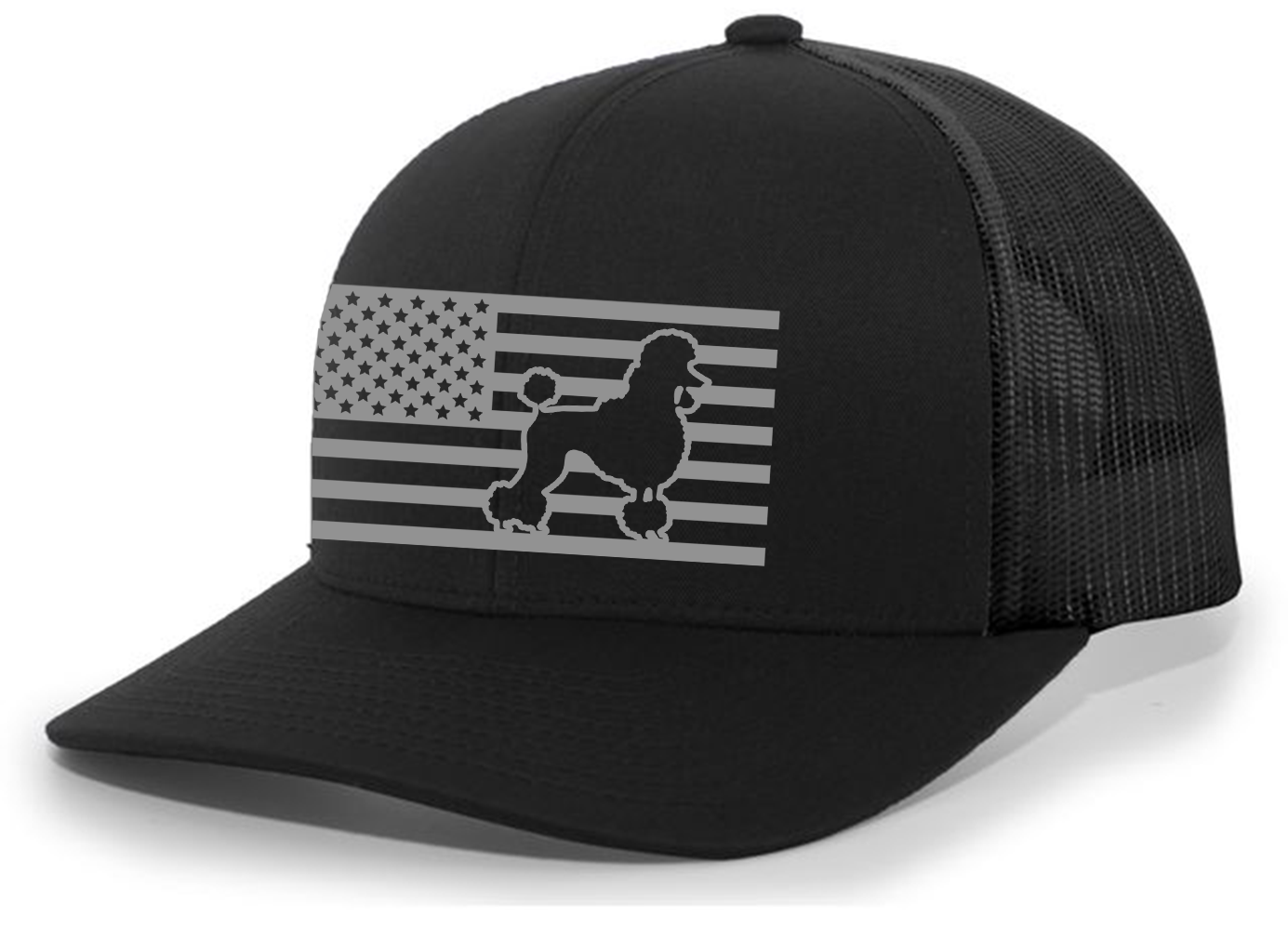 Heritage Pride Canine Collection German Shepherd American Flag Embroidered Mesh - Picture 431 of 512