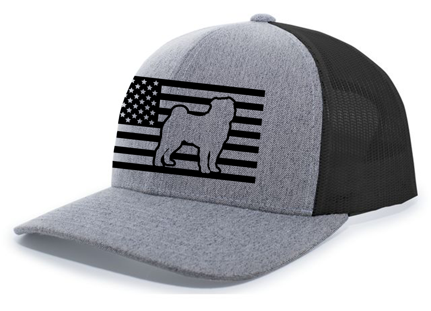 Heritage Pride Canine Collection German Shepherd American Flag Embroidered Mesh - Picture 477 of 512
