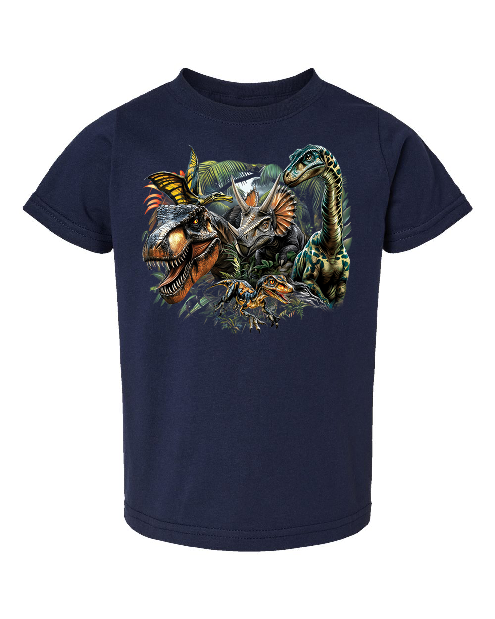 Trenz Shirt Company Youth Boys Graphic T-Shirt - T-Rex, Velociraptor, - Picture 7 of 9