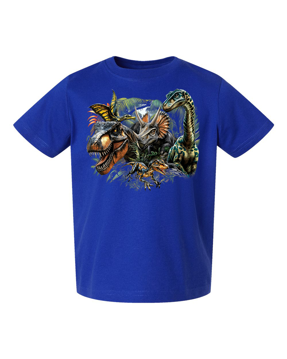Trenz Shirt Company Youth Boys Graphic T-Shirt - T-Rex, Velociraptor, - Picture 8 of 9