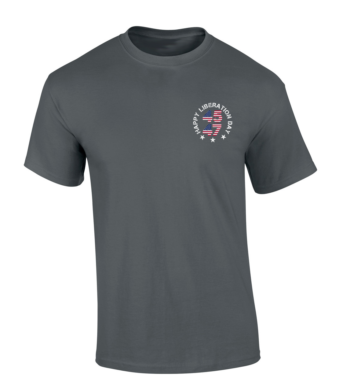Trenz Shirt Company Mens Trump 45-47 Happy Liberation Day The Golden Age Of - Bild 4 von 4
