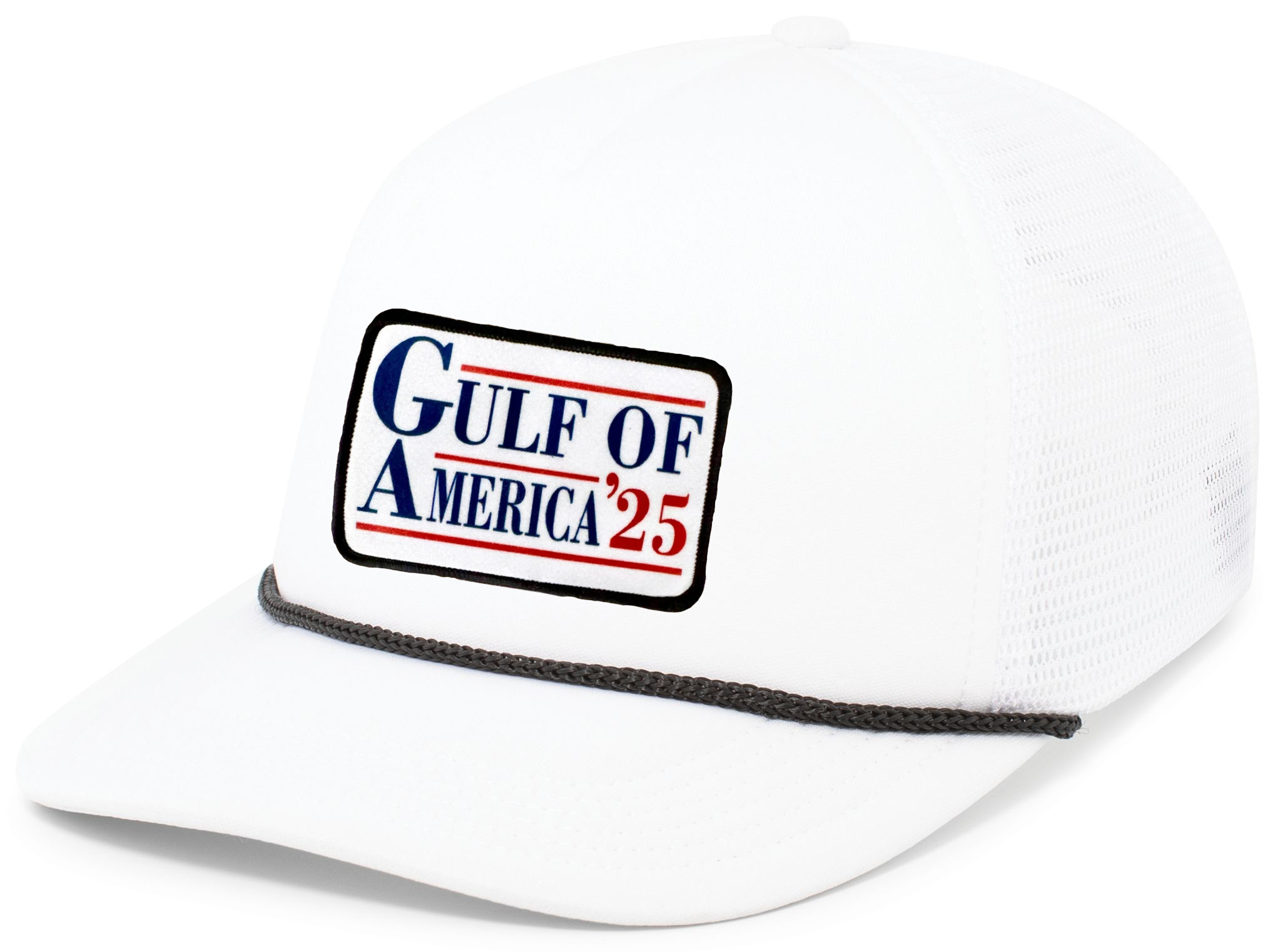 Trenz Shirt Company Mens Political Patch Trump Gulf of America '25 Foam Front - Bild 7 von 7