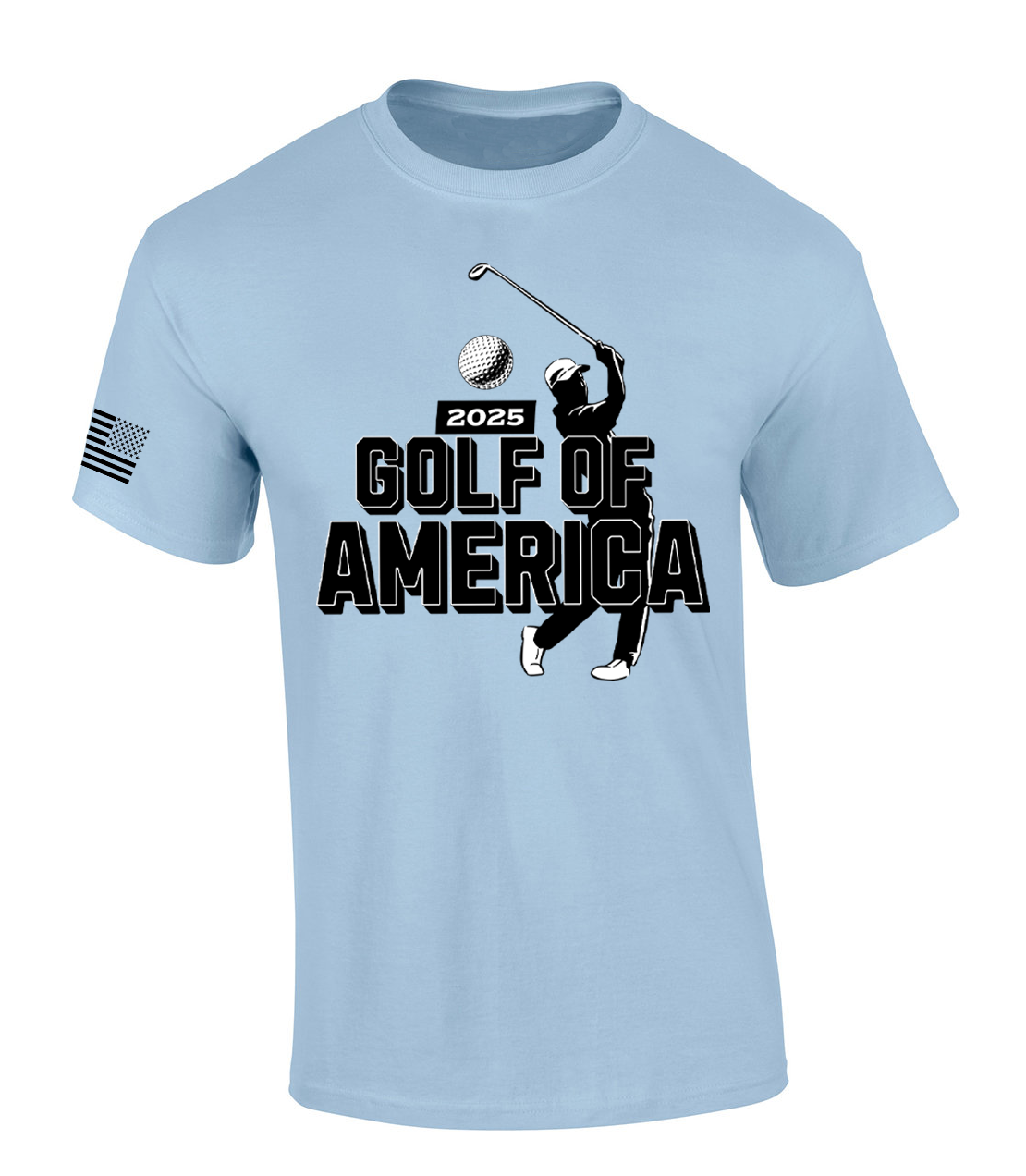 Trenz Shirt Company Golf of America 2025 Graphic Short-Sleeve T-Shirt – Golfer - Picture 6 of 9