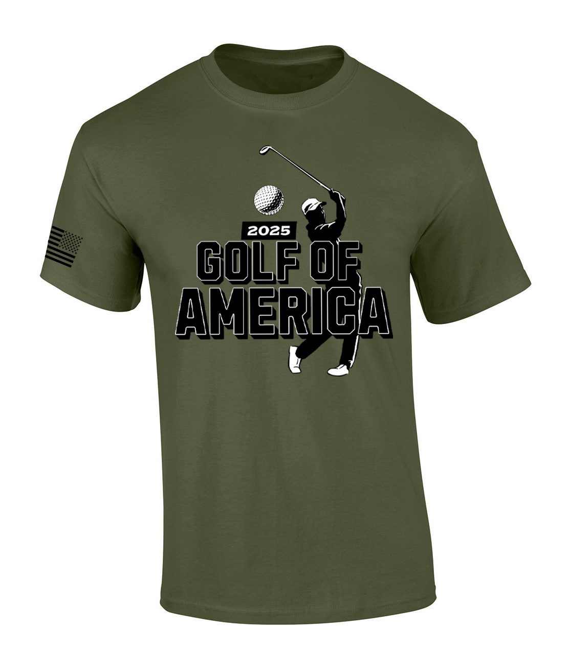 Trenz Shirt Company Golf of America 2025 Graphic Short-Sleeve T-Shirt – Golfer - Picture 7 of 9