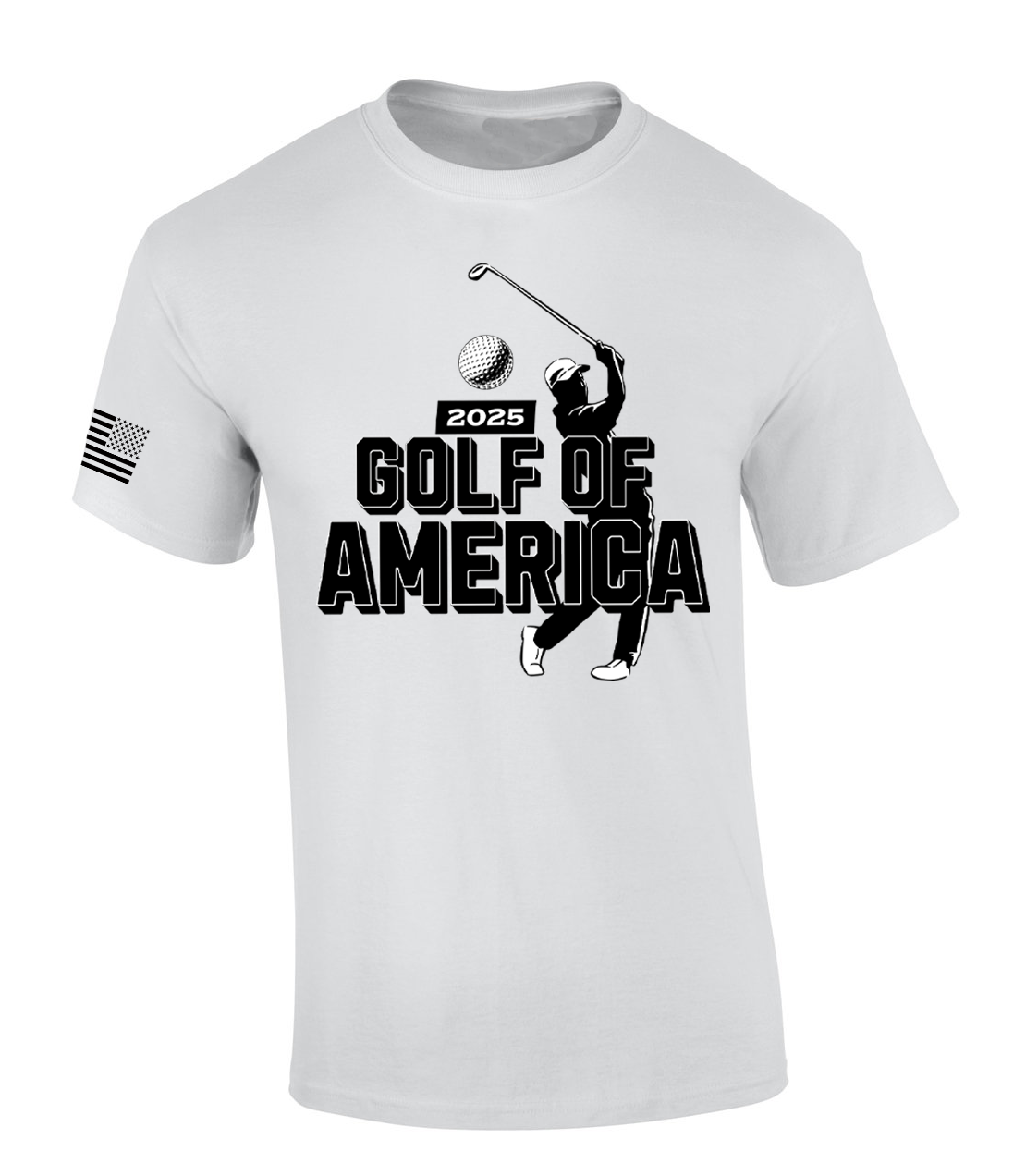 Trenz Shirt Company Golf of America 2025 Graphic Short-Sleeve T-Shirt – Golfer - Picture 9 of 9