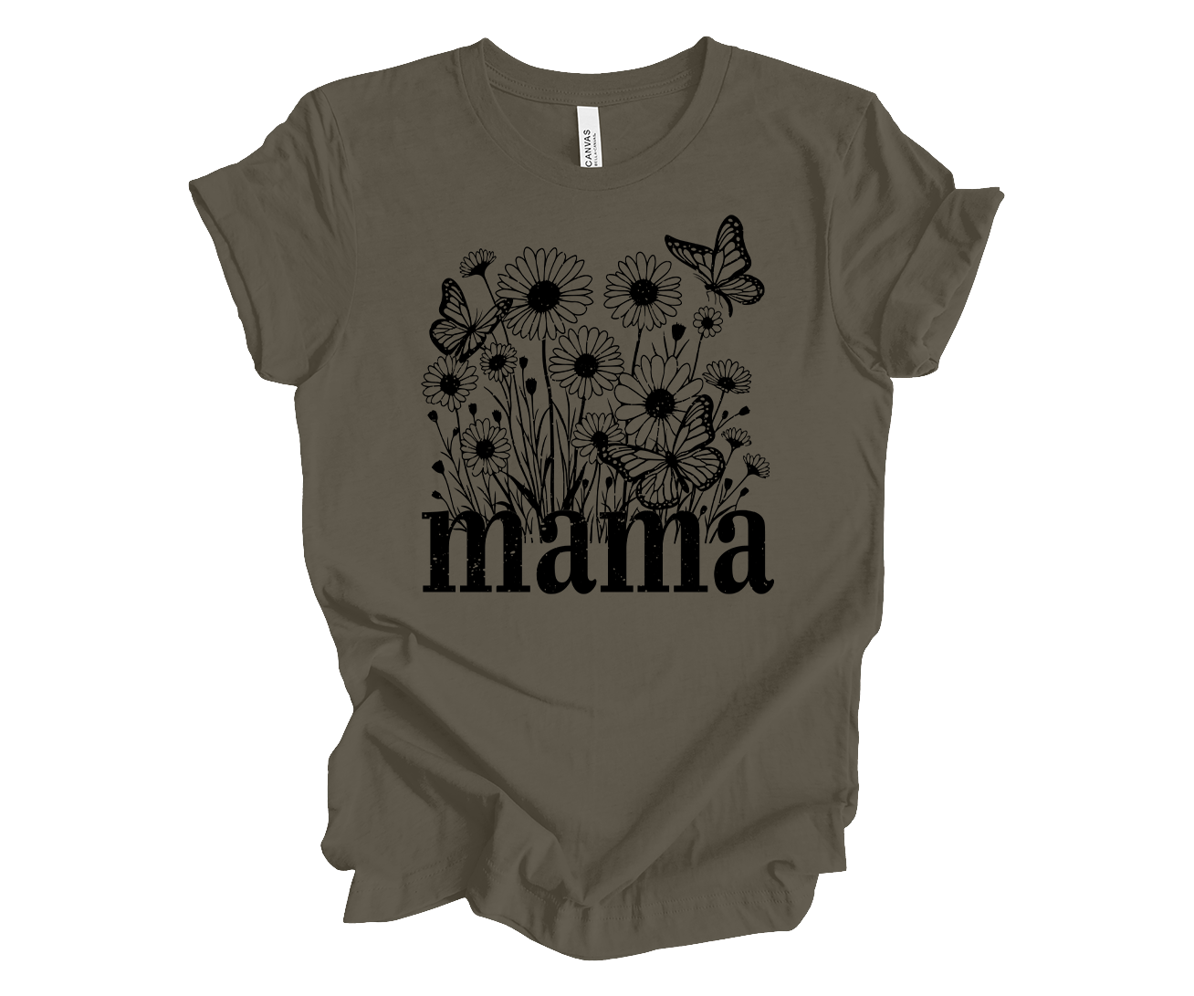 Trenz Shirt Company Women’s Short-Sleeve T-Shirt - Mom Flowers and Butterflies - Picture 7 of 12