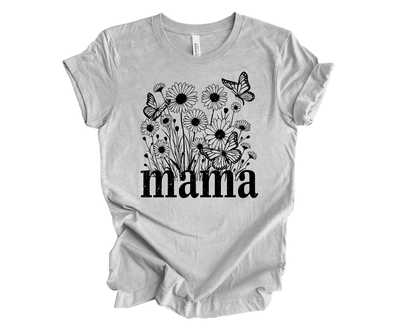 Trenz Shirt Company Women’s Short-Sleeve T-Shirt - Mom Flowers and Butterflies - Picture 8 of 12