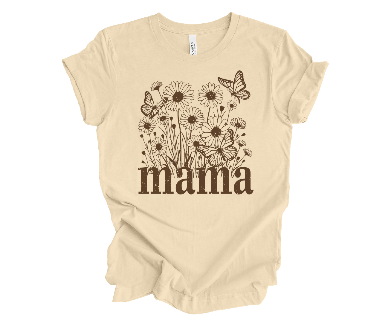 Trenz Shirt Company Women’s Short-Sleeve T-Shirt - Mom Flowers and Butterflies - Picture 11 of 12