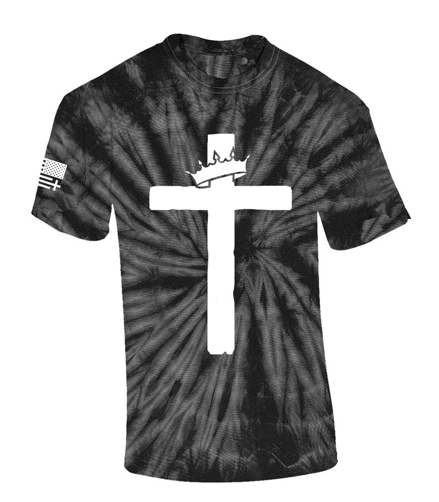 Trenz Shirt Company Mens Christian Tshirt Cross With Crown Jesus Short Sleeve - Bild 2 von 8