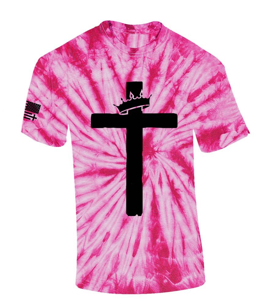 Trenz Shirt Company Mens Christian Tshirt Cross With Crown Jesus Short Sleeve - Bild 6 von 8