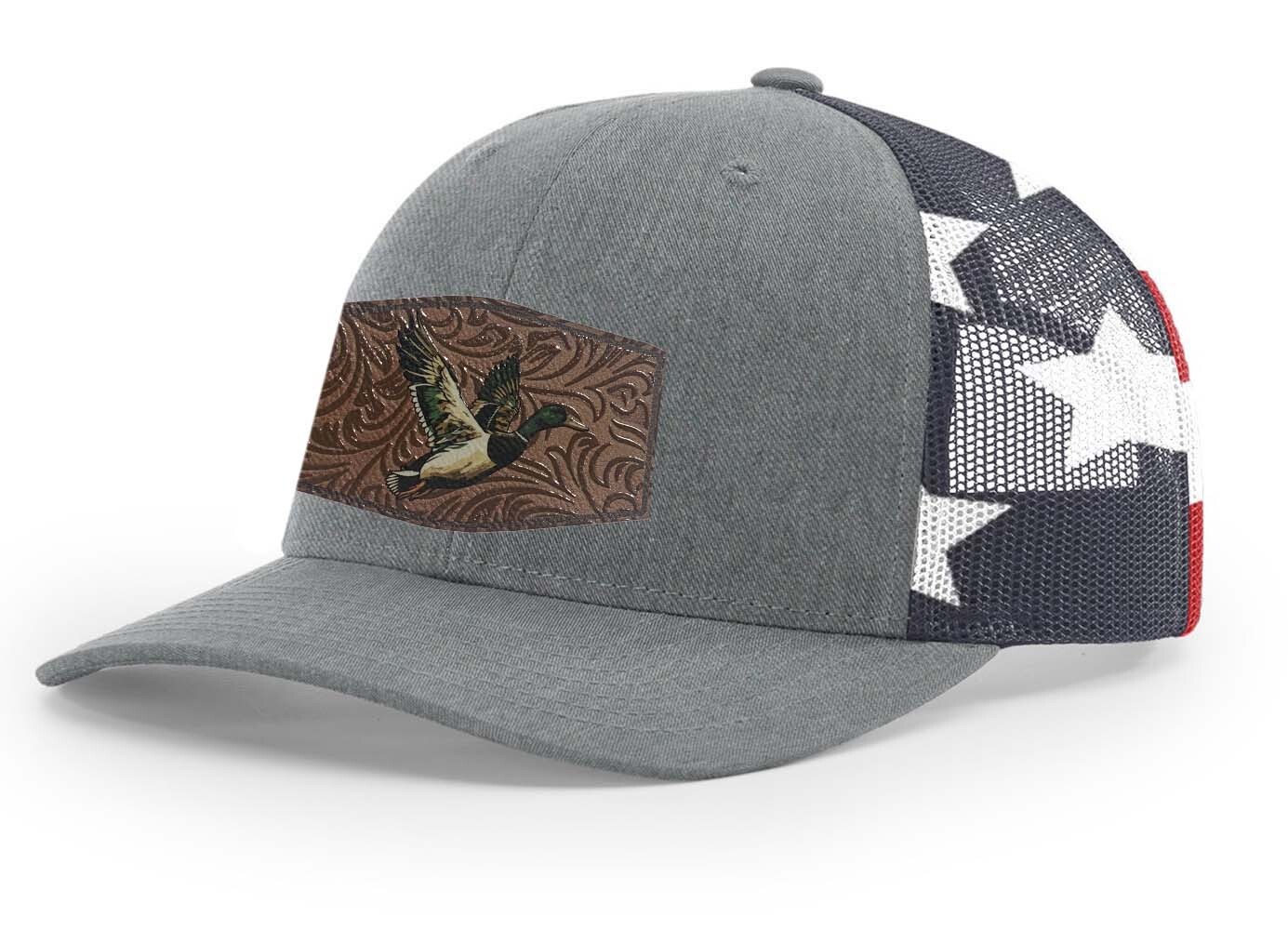 Parche bordado Heritage Pride AG Hat Co. para hombre sombrero pato mallardo volador - Imagen 7 de 16